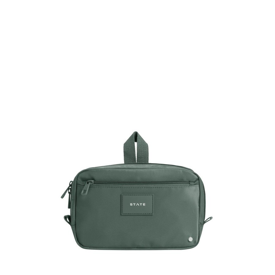 Adults STATE Bags | Bensen Toiletry Kit Navy/Neon